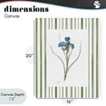 thumbnail image 4 of Stupell Industries Traditional Spring Iris And Stripes Canvas Art, 16 x 20, by Nan, 4 of 8