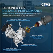 OEG Parts New Windshield Wiper Motor Replacement For Volvo Trucks VN 85150366, 85139507, 85122759, 20724391, 21000862, 85122415, 20707508, 1619034, 20707506, 1619049, 3980826
