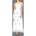 thumbnail image 4 of HAPPY BAY Women's Beach Summer Solid Smocked Tube Top Maxi Evening Dress Casual Strapless Dresses for Women M-L Oatmeal, Floral, 4 of 4