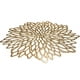 thumbnail image 4 of Los manteles individuales redondos de vinilo metálico dorado laminaron la decoración de la mesa de comedor Morden de plástico JAMW Sencillez, 4 of 5