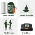thumbnail image 2 of Emergency Survival Tent Life Shelter - 2 Person Mylar Emergency Shelter Tube Tent with Emergency Whistle & Paracord, All-Weather Essential Survival Gear for Camping, Hiking & Survival Kits, 2 of 8