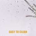 thumbnail image 4 of Extra Long Shower Curtains, 70 x 78 Inch Long Polyester Shower Curtain for Bathroom, White, 4 of 8