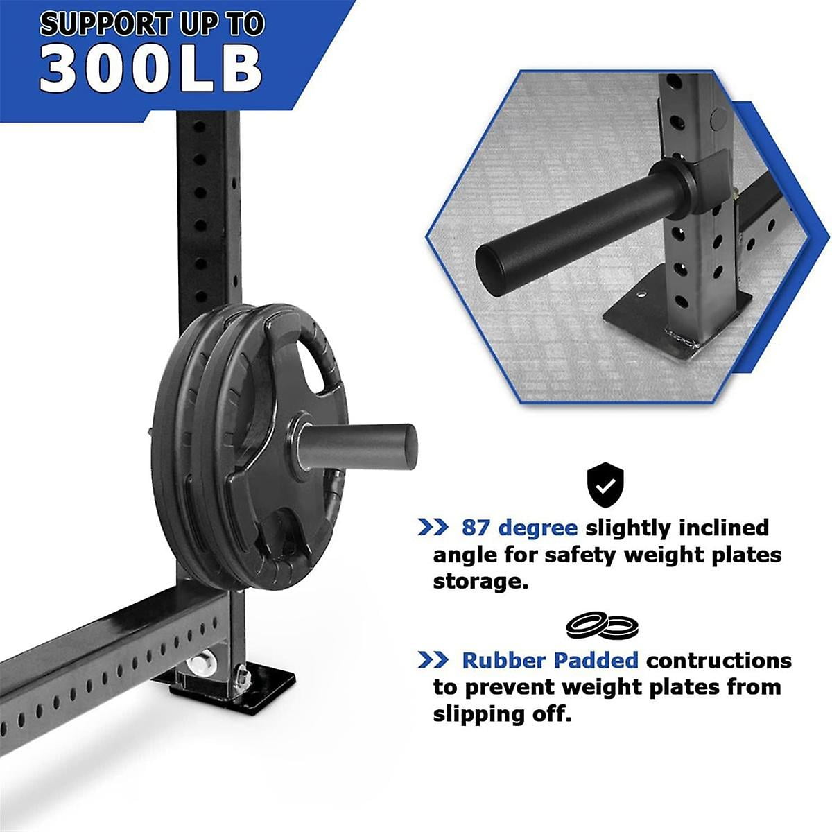 Weight Plate Holder For 2x2 Inch Power Rack power Rack Attachment For Weight Plates weight Storage Rack For Power Rack Walmart