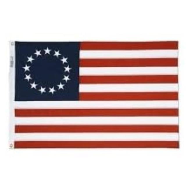 Annin Flagmakers Bandiera Venezuela Nylon Solarguard Nyl-GLO, 5x8 Piedi (152x244 Cm), Cucita, Con Occhielli In Ottone, Made In USA