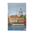 thumbnail image 1 of Betsy Drake KT728 Annapolis City Dock Kitchen Towel, 1 of 3