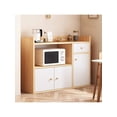 thumbnail image 1 of Armario de Almacenamiento para Cocina, Gabinete de Pie con Cajón y 3 Puertas, Buffet Aparador Moderno para Cocina, Comedor, Pasillo, 100×30×85cm, 1 of 4