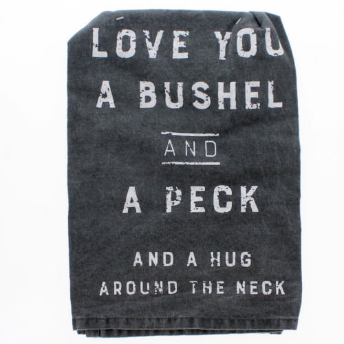 Primitives by Kathy Farmhouse Dish Towel, 28' x 28', Bushel and A Peck