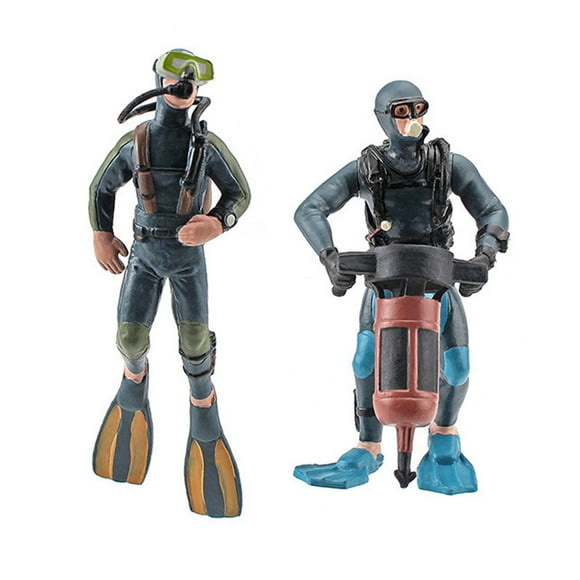 piezas de juguetes de buzo, figuritas para el hogar, decoración preescolar, educativo, Arcti Diver, regalo de animales Wmkox8yii shdjk5889