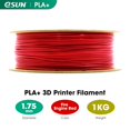 thumbnail image 2 of Filamento para impresora 3D eSun PLA+, 1,75 mm, bobina de 1 kg, para camión de bomberos, rojo, 2 of 8
