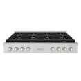 thumbnail image 2 of ZLINE Paramount 48" Gas Rangetop with 8 Burners, Cast Iron Griddle and Porcelain Cooktop in Stainless Steel, SRT48, 2 of 2