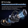 thumbnail image 2 of Auriculares inalámbricos Auriculares con clip para la oreja Auriculares 5.3 compatibles con Bluetooth (Negro) Sywqhk Para estrenar, 2 of 3