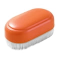 thumbnail image 2 of CHENjy Silicone Laundry Brush, Multifunctional Soft Bristle Scrub Brush for Clothes and Fabric Care, Household Cleaning Tool, Orange, 2 of 7
