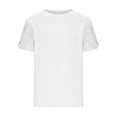 thumbnail image 4 of Aofany Girls Shirts for Girls,Toddler Girls Short Sleeve Shirt,Toddler Kids Girl Comfortable Solid Color Short Sleeve T-shirt Top 5-15 Years, 4 of 6
