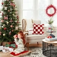 thumbnail image 4 of Wovilon Modern Pillow Red Festive Cushion Sofa Cushion Office Seat Backrest Pillow Set, 4 of 5