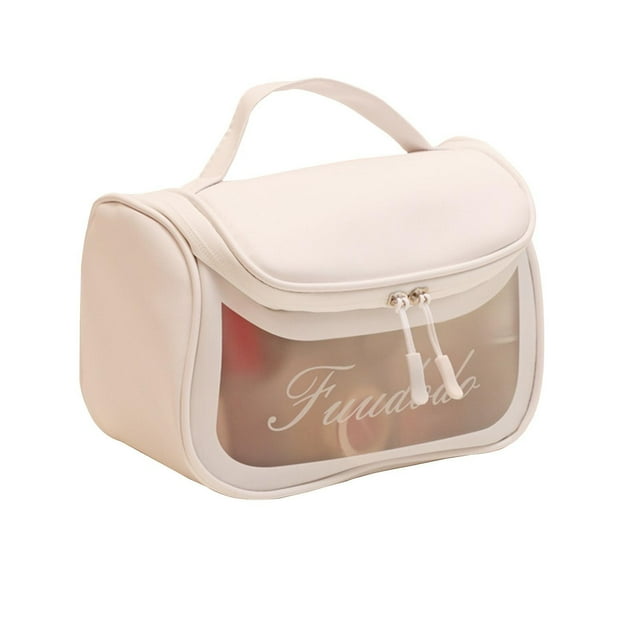 Bolsa de almacenamiento de cosméticos HUOGUO, grande, transparente, impermeable