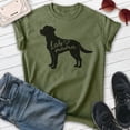 thumbnail image 2 of Lab Mama T-shirt, Unisex Women's Shirt, Labrador Retriever, Lab Owner, Best Dog Mama Gift, Heather Military Green, X-Large, 2 of 6