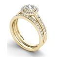 thumbnail image 2 of 3/4 Carat T.W. Diamond Double Halo 10kt Yellow Gold Engagement Ring Set, 2 of 5