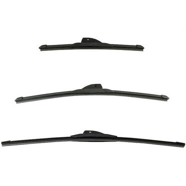 Wiper Blade Set 3 Piece - Compatible with 1993 - 2006 Volkswagen Golf 1994 1995 1996 1997 1998 1999 2000 2001 2002 2003 2004 2005