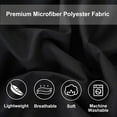 thumbnail image 3 of YEPCLUB Cal King Size Comforter Set, 7-Piece Bed in a Bag, Ultra Soft Reversible All Season Bedding Set with Sheets, Pillowcases & Shams, Black and Red, 3 of 4