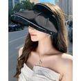 thumbnail image 6 of CoCopeaunt Wide Brim Sun Visors for Women Girls Sun Protection Sun Hat Soft Headband Caps Foldable Lightweight Outdoor, 6 of 7