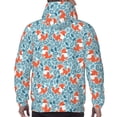 thumbnail image 7 of Fotbe Men's Hoodie with Abstract leaves fox Pattern - Kangaroo Pocket Pullover Hooded Sweatshirt, Perfect for Daily Wear, Travel, and Home-XX-Large, 7 of 7