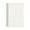 White, variant on TZYUDK A5 Notebook Spiraled Graph Grids Paper Notebook Ruled Notebook Blank Journal Notebook 80 Pages For School Work Writing Thick Paper Flexible Plastic Cover Affordable Useful White