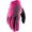 Neon Pink/Black, variant on 100% Brisker Gloves - Neon Pink/Black Full Finger Women's Medium