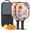 Black-4, variant on Pickleball Paddles Set Of 2, Fiberglass Surface, Spring Flowers Floral Print, 4 Balls & Bag