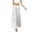 White, variant on Fashion!Tejiojio Women Clothes Wholesale Women's Petite High Waist Elastic Waist Solid Color Ruffle Wide Leg Long Pants