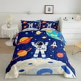thumbnail image 2 of Erosebridal Teens Astronaut Bedding Full Comforter Set, Outer Space Bedding Sets Full with Comforter, Mystic Planet Reversible Down Comforter, Lightweight Room Decoration, 3 Pieces, 2 of 8