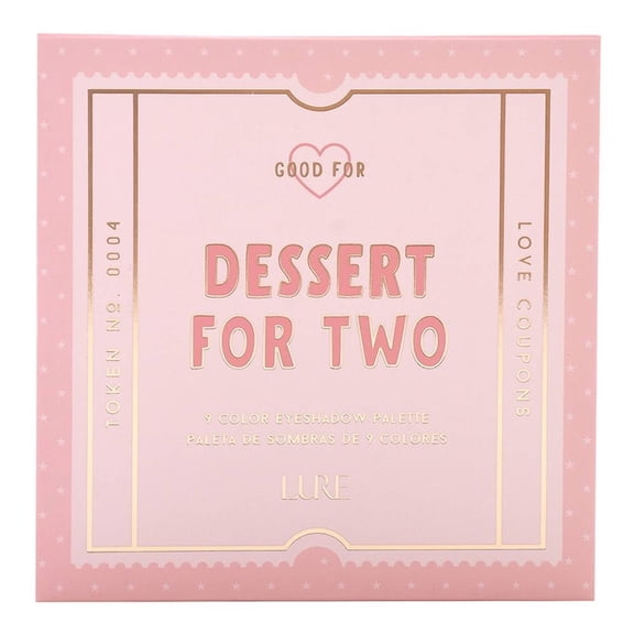 Paletas de sombra Lure Love Coupons Colección color shadow palette dessert for two 9 tonos