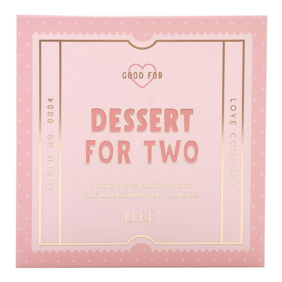 Paletas de sombra Lure Love Coupons Colección color shadow palette dessert for two 9 tonos