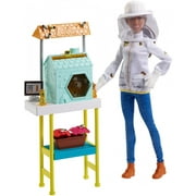Barbie Careers Beekeeper Doll and Beehive Playset, Brunette Hair