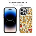 thumbnail image 5 of Funda tipo cartera Garfield para iPhone 14 Pro Max con tarjetero, tapa trasera tipo folio de piel sintética con función atril, ranuras para tarjetas, cierre magnético doble, antigolpes., 5 of 5