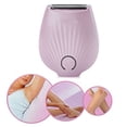 thumbnail image 4 of Maquinilla de afeitar eléctrica para mujeres, afeitadora femenina, afeitadora recargable e impermeable para mujeres, recortadora de depilación para uso húmedo o seco (rosa), 4 of 5