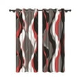 thumbnail image 7 of Lfeey Extra Long Blackout Curtains for Kitchen Windows 52x96 inch, Red, Room Darkening Panels 2 Pcs, 7 of 7