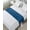 Blue, variant on Bed Runner for Twin Size, Christmas Snowman Decorative Scarf Throws for Foot of Bed, Xmas Snowflake Elk Winter Luxury Bedding Protector Slipcover Bedrunners for Hotel/Home, 71 x 20 Inch