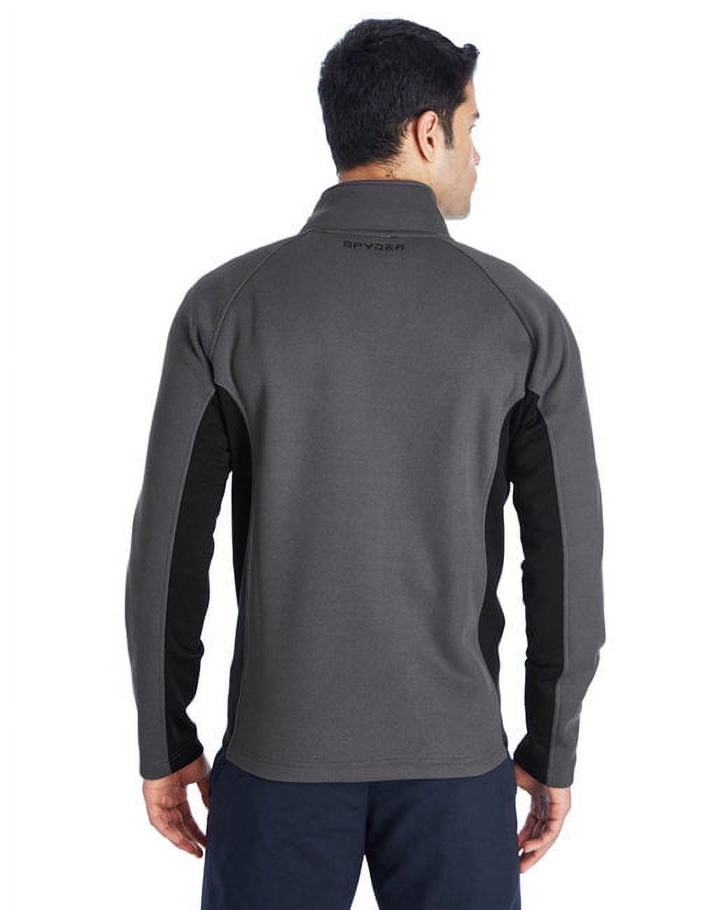Spyder Men's Constant Full-Zip Sweater Fleece - Polar/ Black/ Black - XL - image 3 of 4