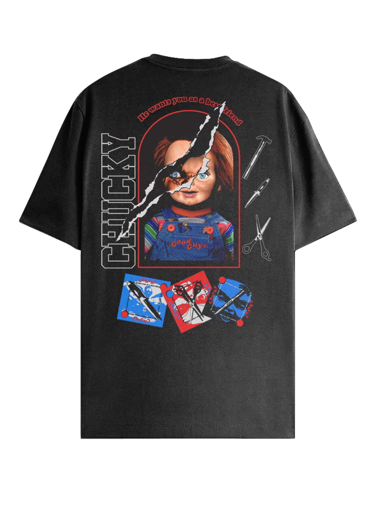 Chucky, Unisex Short Sleeve Graphic Tee, Sizes S-3XL