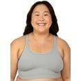 thumbnail image 4 of Fresh by Fruit of the Loom Juniors So Sporty Seamless Racerback Crop Top, Style FR137W, Sizes XS to 3XL, 4 of 14