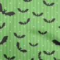 thumbnail image 1 of oneOone Cotton Poplin Twill Green Fabric Halloween Dress Material Fabric Print Fabric By The Yard 56 Inch Wide, 1 of 4