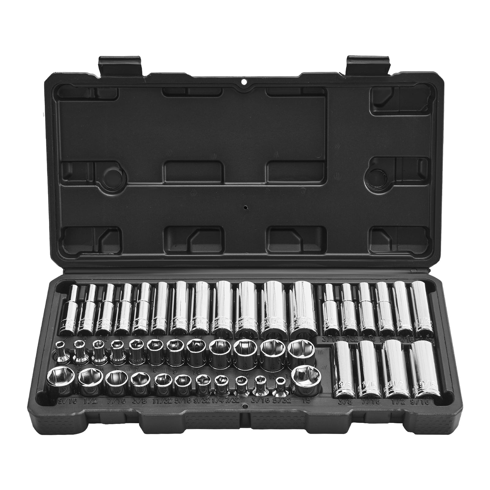Kobalt 227-Piece Standard SAE and Metric Polished Chrome