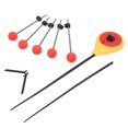 thumbnail image 3 of <p>Yellow Mini Ice Fishing Rod, Wear  Waterproof High Strength Lightweight Durable Winter Fishing Rod With Red Ball  For Rivers</p>, 3 of 7