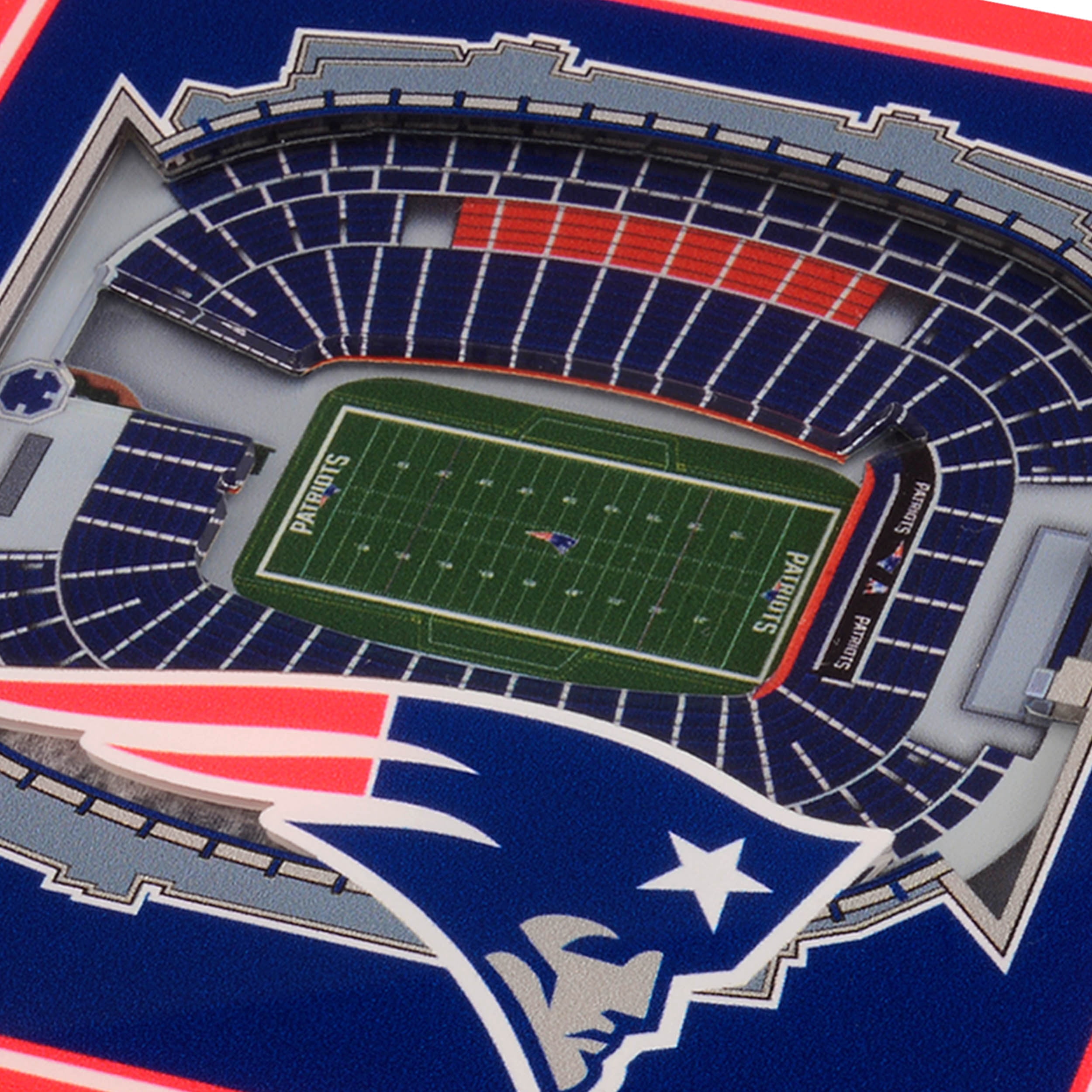 YouTheFan NFL New England Patriots Stadiumview Cribbage
