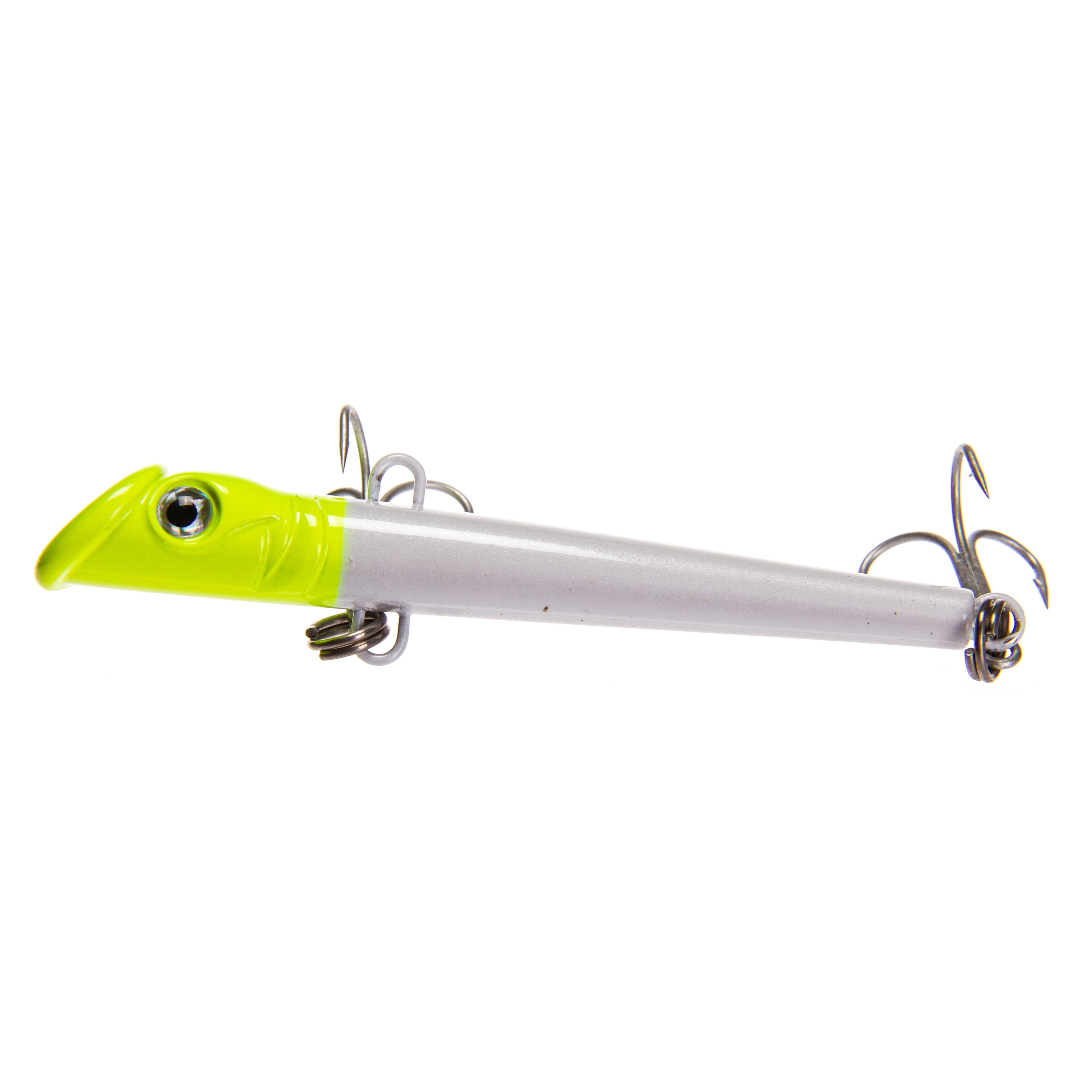 Ozark Trail Saltwater Inshore Jigging Fishing Lure, Chartreuse/White, 1 oz