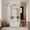 Cream White, variant on Spaco Hall Tree with Coat Rack and Storage, Multi-Functional Hall Tree with Sitting Bench for Indoor as Living Room, Entryway, Cream White