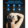 thumbnail image 4 of Hodvit 5 Setting Handheld Shower Head, Water Saving High Pressure Showerhead, with 5 ft Stainless Steel Hose, Chrome, 4 of 8