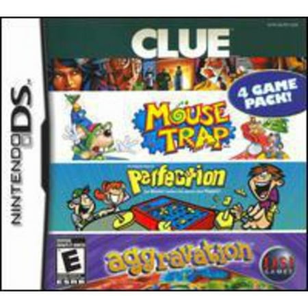 clue/mouse trap/perfection/aggravation - nintendo ds