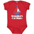 thumbnail image 3 of Inktastic Grandpas First Mate Nautical Sailboat Boys Baby Bodysuit, 3 of 5
