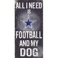 thumbnail image 1 of Fan Creations N0640 Dallas Cowboys Football And My Dog Sign, 1 of 1